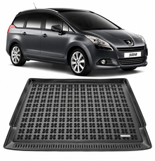 Гумена стелка за багажник за Citroen C4 Grand Picasso (2006 -2013) 5 / 7 seats / Peugeot 5008 (2009-2017) - Rezaw Plast