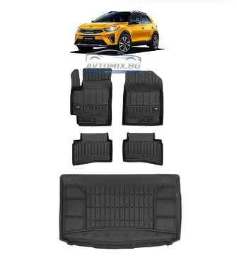 Гумени стелки комплекти за Kia Stonic след 2017 г.., ProLine 3D