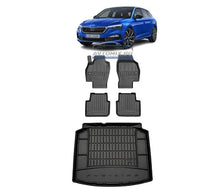 Гумени стелки комплекти за Skoda Scala след 2019 г., ProLine 3D