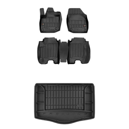 Гумени стелки комплекти за Honda Civic хечбек 2006-2011 г., долно/второ ниво, ProLine 3D