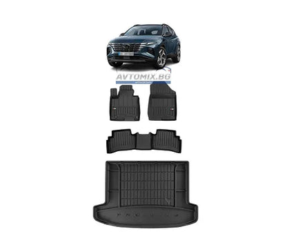 Гумени стелки комплекти за Hyundai Tucson след 2020 г.., ProLine 3D