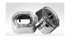 Комплект капачки за Led лупи 3 инча, BMW LED White