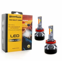 Н11 LED xenon крушки, модел STN1 за 10-24V, 65W, Canbus 6000K, комплект
