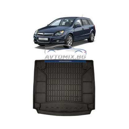 Rubber trunk mat for Opel Astra H station wagon 2004-2010, ProLine 3D