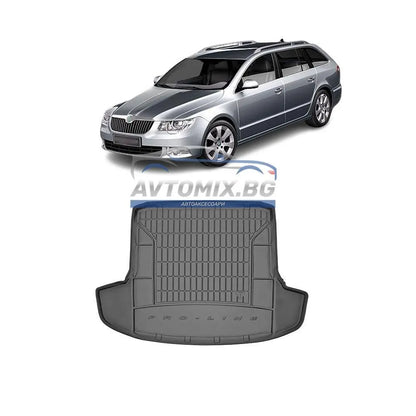 Гумена стелка за багажник Skoda Superb комби 2008-2015 г., ProLine 3D