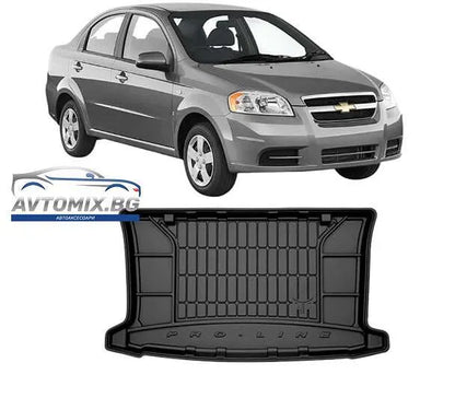 Гумена стелка за багажник Chevrolet Aveo от 2003-2007г., ProLine 3D / хечбек