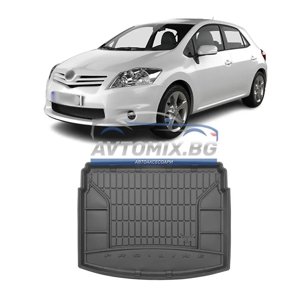 Covoraș de cauciuc portbagaj Toyota Auris hatchback 2012-2018, fără buzunare laterale, ProLine 3D