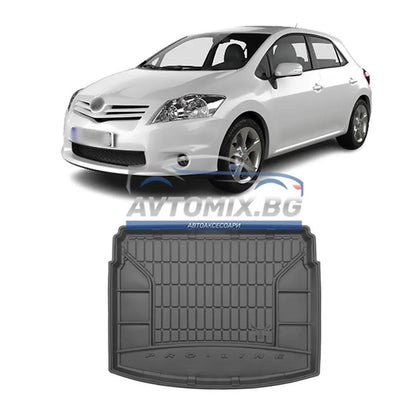 Covoraș de cauciuc portbagaj Toyota Auris hatchback 2012-2018, fără buzunare laterale, ProLine 3D