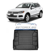 Гумена стелка за багажник VW Touareg 2 R-line 2010-2018 г., без странични джобове, ProLine 3D