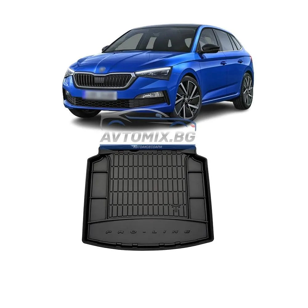 Гумена стелка за багажник Skoda Scala след 2019 г., ProLine 3D