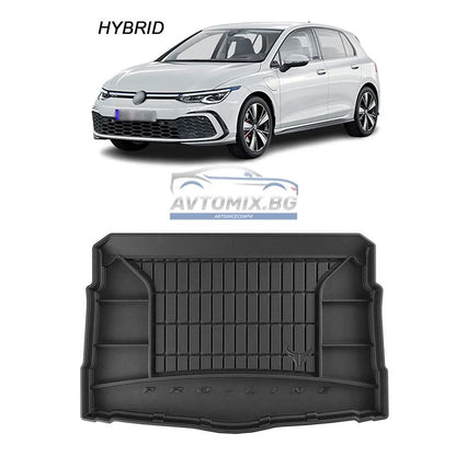 Rubber boot liner VW Golf 8 Hybrid hatchback from 2020, ProLine 3D