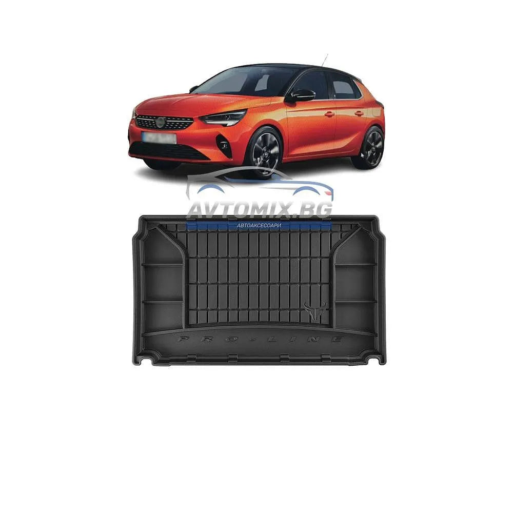 Гумена стелка за багажник Opel Corsa F след 2019 г., ProLine 3D