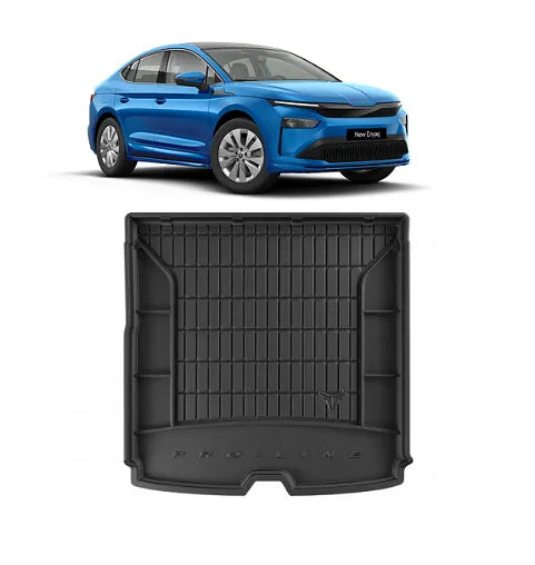 Covoraș de cauciuc portbagaj Skoda Enyaq 2020-2023, ProLine 3D/ podea inferioară a portbagajului