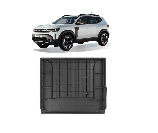 Гумена стелкa за багажник за Dacia Duster след 2024г., ProLine 3D / горно положение на багажника