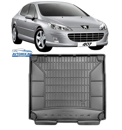 Гумена стелка за багажник Peugeot 407 от 2004-2011г, ProLine 3D/Комби