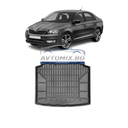 Rubber Trunk Mat Skoda Rapid Hatchback 2012-2022, ProLine 3D