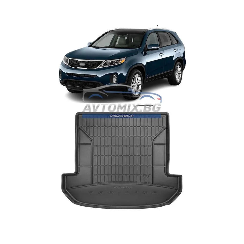 Rubber boot mat KIA Sorento 7-seater, seats down 2015-2020, ProLine 3D