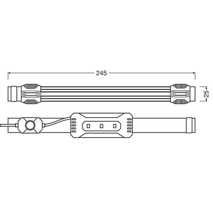 LED челник за работилница FLEXIBLE HEAD TORCH, OSRAM