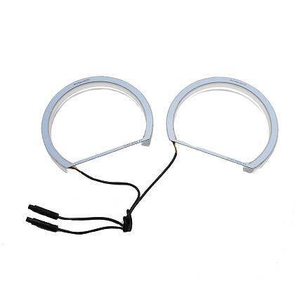 Crystal Angel Eyes for BMW E46 sedan, station wagon (1998-2005) / E46 coupe (1998-2003) with reflector - U-Design - with two colors