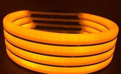 Angel Eyes Lightbar design for BMW X5 E53 (1999-2007) - Yellow color
