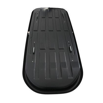 Автобокс Junior Altro 185x80x41cm с 70 mm, с двустранно отваряне с ключ, 460 литра - черен