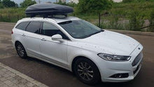 Автобокс Junior Altro 185x80x41cm с 70 mm, с двустранно отваряне с ключ, 460 литра - черен