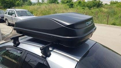 Автобокс Junior Easy 145x94x40cm с 85 mm , с ключ, 420 литра - черен