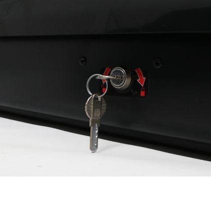 Автобокс Junior Easy 180x78x40cm с 85 mm, с ключ, 430 литра - черен