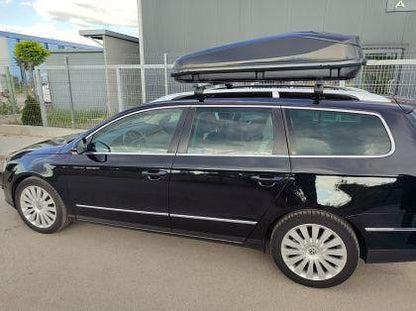 Автобокс Junior Easy 180x78x40cm с 85 mm , с ключ, 430 литра - черен гланц