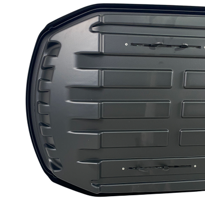 Автобокс Junior Strike 199x84x35cm с 85 mm ,с двустранно отваряне с ключ, 440 литра - черен гланц