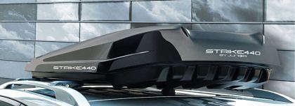 Автобокс Junior Strike 199x84x35cm с 85 mm ,с двустранно отваряне с ключ, 440 литра - черен гланц