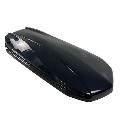 Автобокс Junior Strike 199x84x35cm с 85 mm ,с двустранно отваряне с ключ, 440 литра - черен гланц