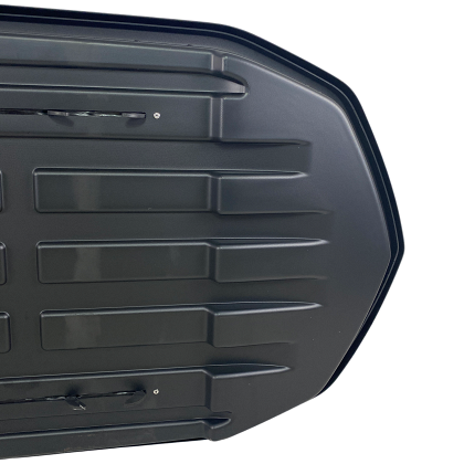 Автобокс Junior Strike 199x84x35cm с 85 mm ,с двустранно отваряне с ключ, 440 литра - черен гланц