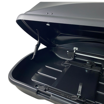 Автобокс Junior Xtreme 2 195x78x39cm с 85 mm,с двустранно отваряне с ключ, 450 литра - черен