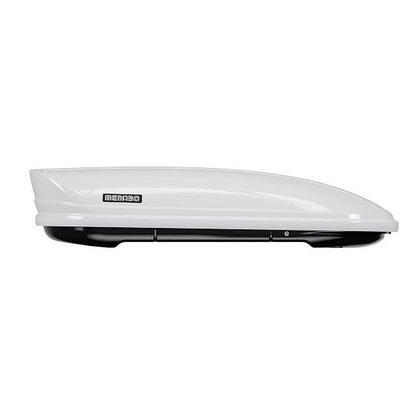 Menabo Mania 400L Roof Box (white metallic)