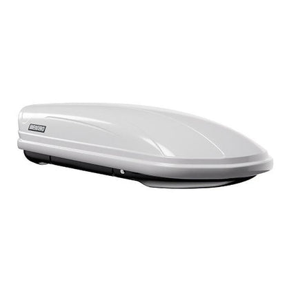 Menabo Mania 400L Roof Box (white metallic)