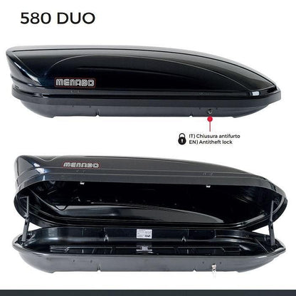 Автобокс Menabo Mania 580L (черен)