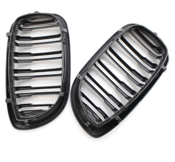 BMW E46 Facelift 2002-2005 Gloss Black Kidney Grilles