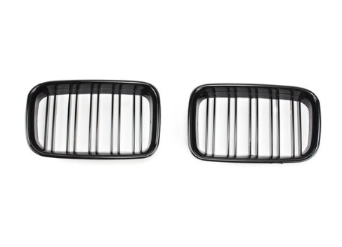 Grile pentru BMW E36 pre-facelift, negru lucios
