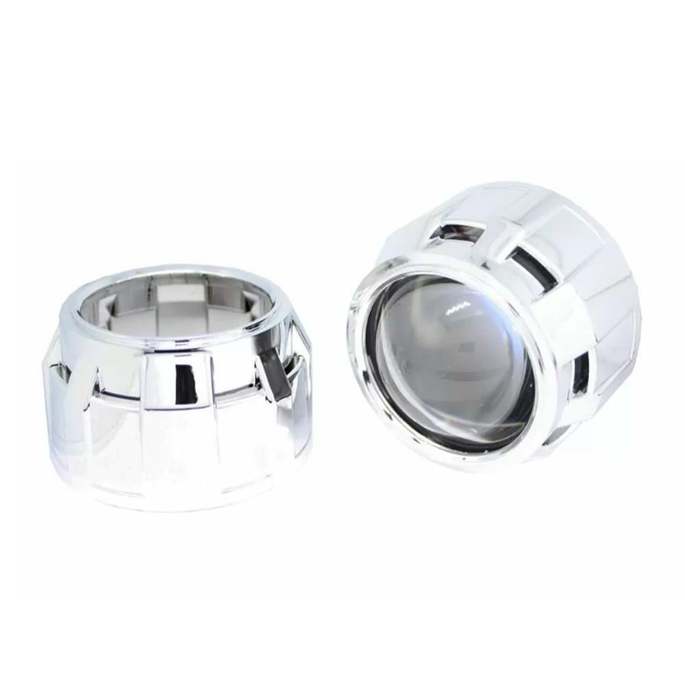 Капачки за лупи 2.5" кръгли хром,  9 см