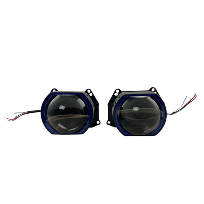 Bi-LED лупи за вграждане  3" A38 6000K - квадратни - 58W / 68W