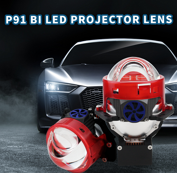 Bi-LED лупи за вграждане във фарове с къси и дълги светлини 3"инча 156W 8000lm 12V