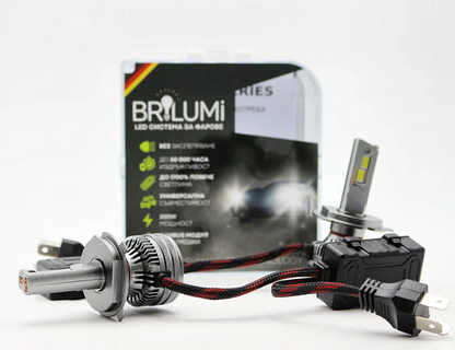 Bi-LED система за фарове H4 - BRILUMI ZENITH - 200W - CANBUS 6000K