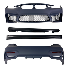 Kit caroserie M pachet pentru BMW F30 (2012-2018) - Design M3 fără orificii pentru proiectoare de ceață