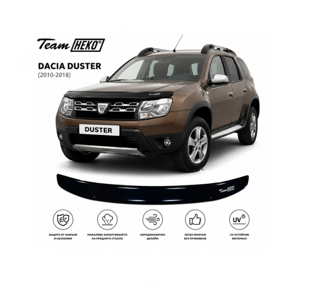 Deflector capotă față pentru DACIA DUSTER (2010-2018)