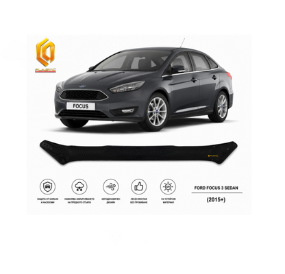 Deflector capotă față pentru Ford Focus 3 sedan (2015+) - CA Plast