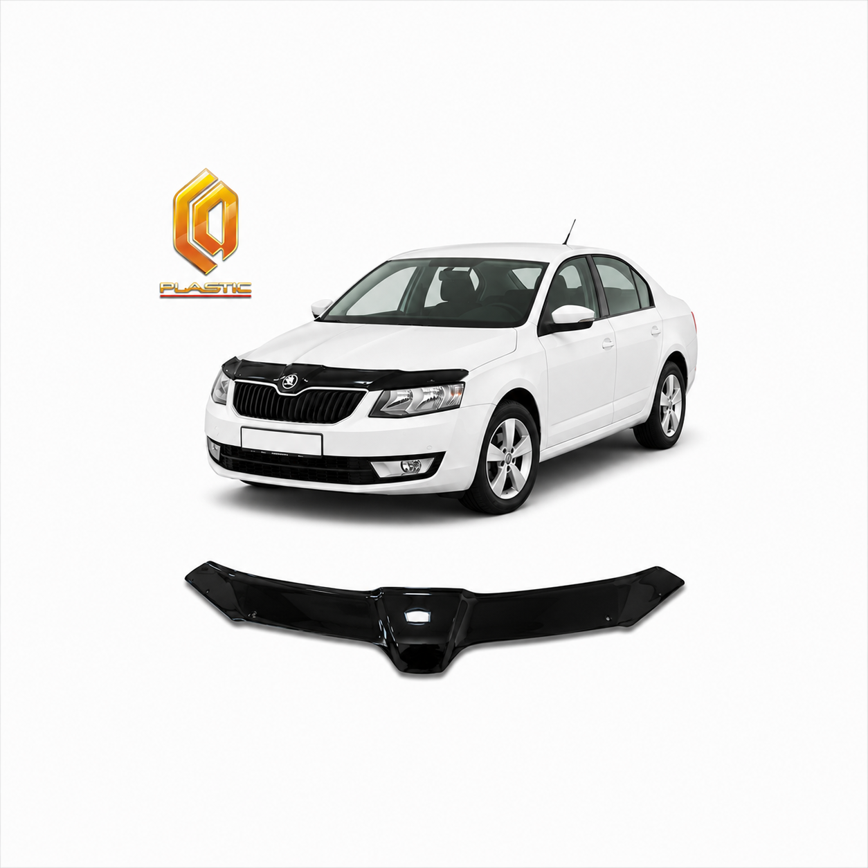 Дефлектор за преден капак за Skoda Octavia (2013–2016) - CA Plast