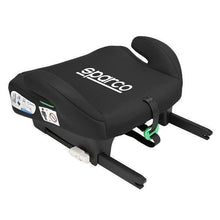 Детска седалка за кола 22-36 кг, 125-150 см, SPARCO, черна
