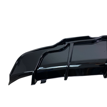 Difuzor bară spate pentru Tesla Model 3 (2017-2022) - negru lucios