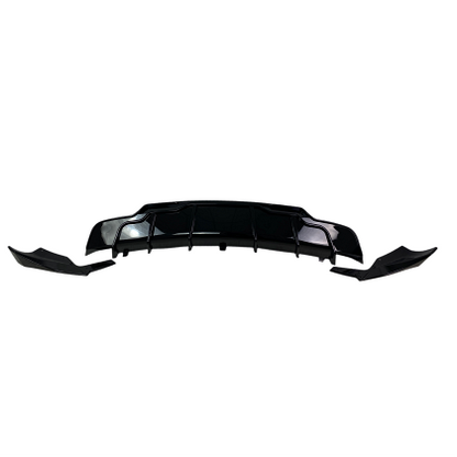 Difuzor bară spate pentru Tesla Model 3 (2017-2022) - negru lucios